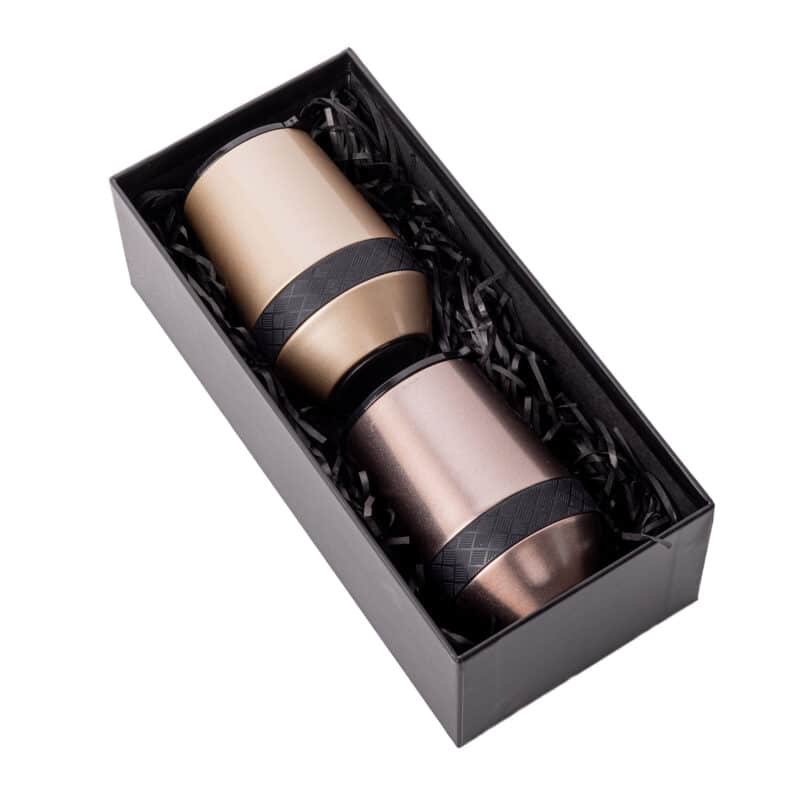 Custom Elemental® 10oz Recess Wine Gift Set - Vacuum Insulated - 1