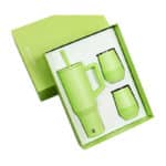 Custom Elemental® Gift Set 40oz Commuter Tumbler and 10oz Recess Stemless Tumbler-Vacuum insulated - 5