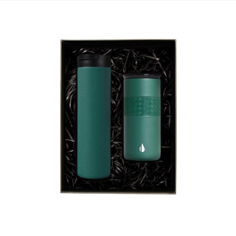 Custom Elemental® Drinkware Gift Set 20oz Iconic Bottle & 16oz Artisan Tumbler - Vacuum Insulated - 7