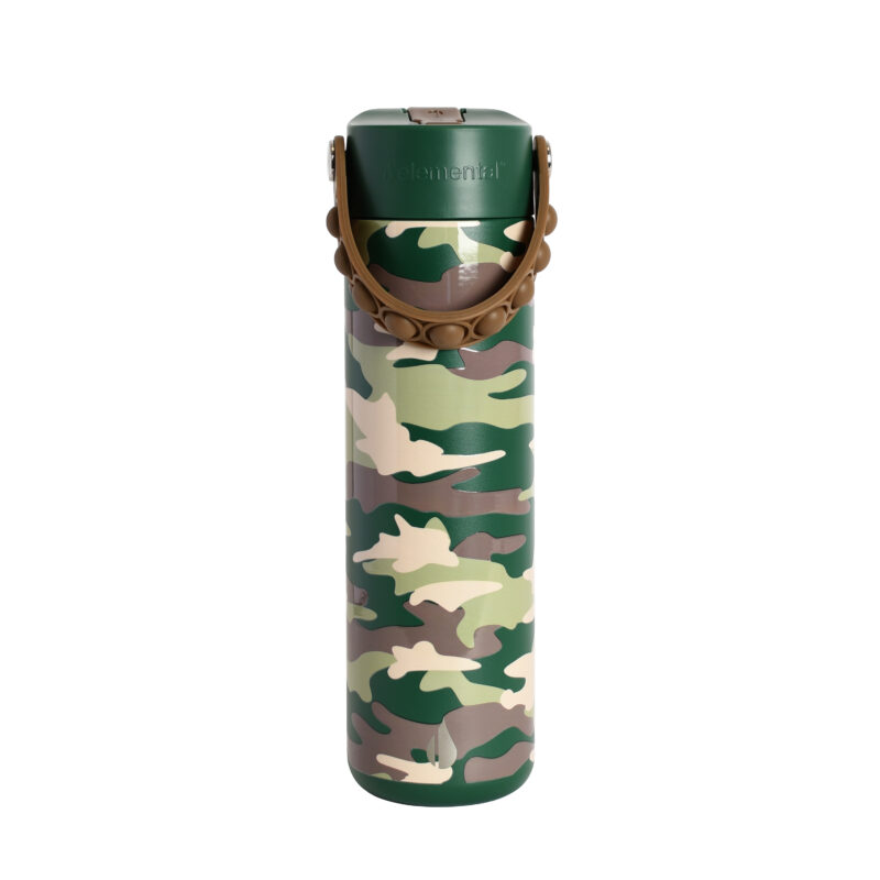 Custom Elemental® Core Series 24oz Pop Fidget Stainless Steel Water Bottle - 8