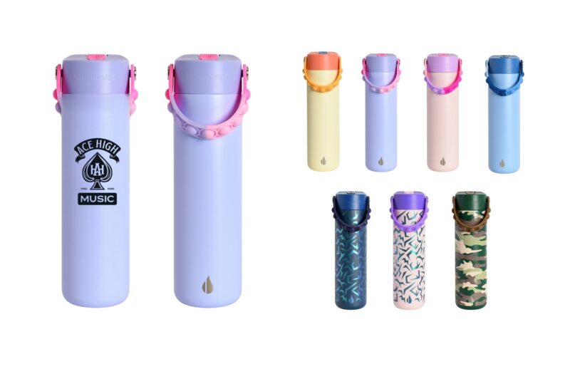 Custom Elemental® Core Series 24oz Pop Fidget Stainless Steel Water Bottle