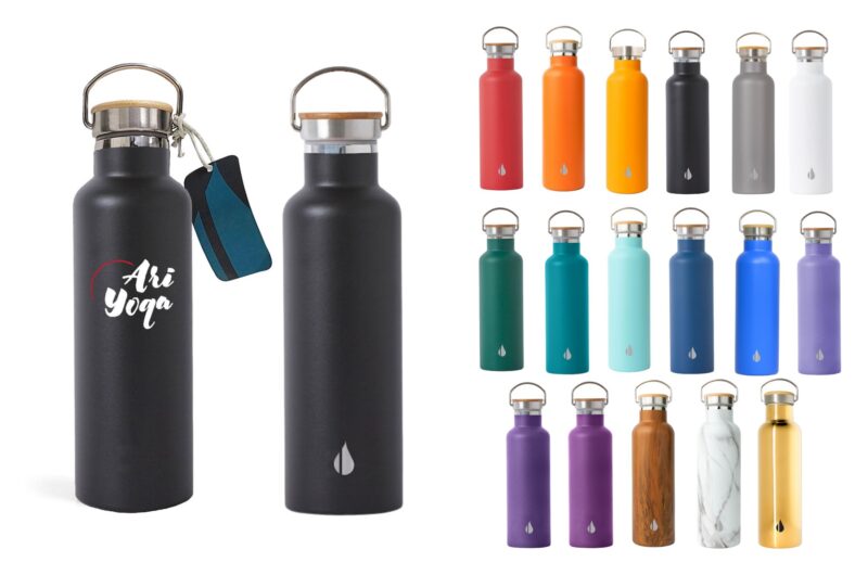 Custom Elemental® Classic 25oz Stainless Steel Water Bottle - Vacuum Double Walled Insulated - Leak Free