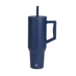Custom Elemental® Commuter 40oz Stainless Steel Tumbler with Handle and Straw - 4