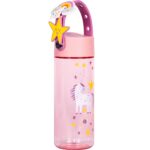 Custom Elemental® Splash Charm 18oz Tritan Water Bottle - with Drinking Spout and Straw - 8