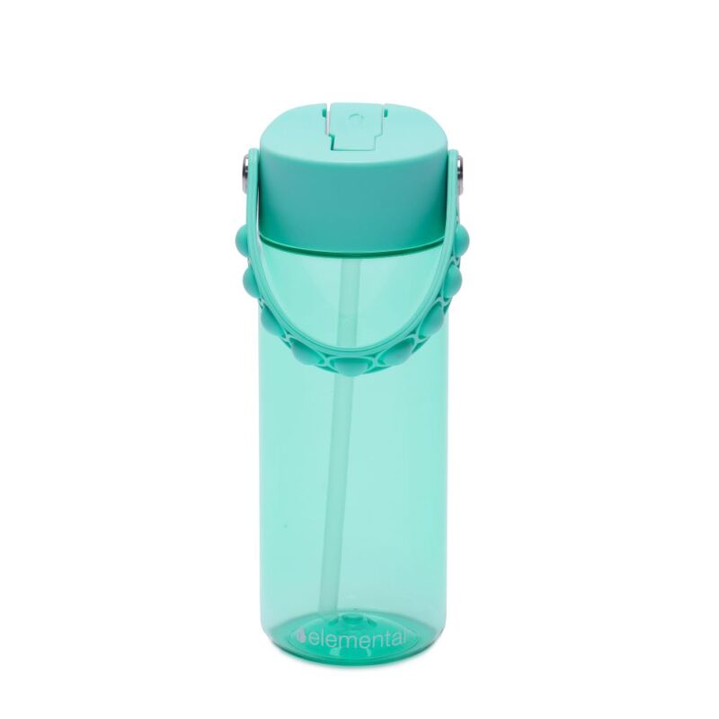 Custom Elemental® Splash Pop Fidget 18oz Tritan Water Bottle - with Drinking Spout and Straw - 6
