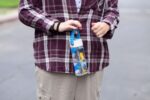 Custom Elemental® Splash Pop Fidget 18oz Tritan Water Bottle - with Drinking Spout and Straw - 9
