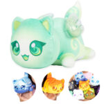 Custom Blind Box Plush Toy 6" Soft Mystery Figure Collection 13 Random Elemental Cat Variants - 1